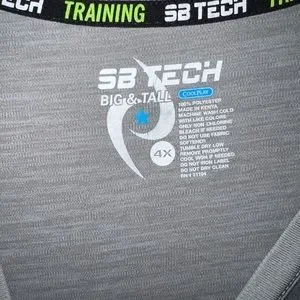 Sb Tech | Shirts | Sb Tech Black Ss Shirt Size 4x | Poshmark